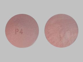 Image 1 - Imprint P4 - risperidone 4 mg