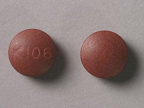 Image 1 - Imprint K106 - Doc-Q-Lax sennosides 8.6 mg / docusate 50 mg