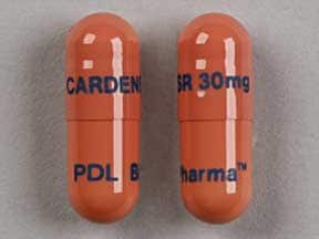 Image 1 - Imprint CARDENE SR 30 mg PDL BioPharma - Cardene SR 30 mg