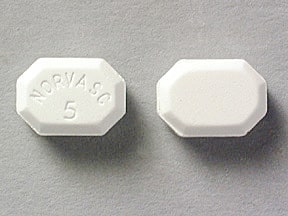 Image 1 - Imprint NORVASC 5 - amlodipine 5 mg