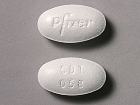 Image 1 - Imprint Pfizer CDT 058 - amlodipine/atorvastatin 5 mg / 80 mg