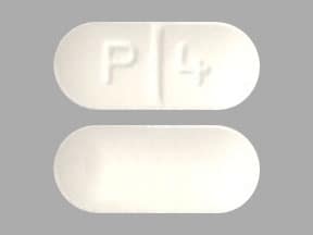 Image 1 - Imprint P 4 - fluoxetine 60 mg