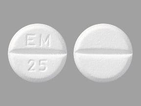 Image 1 - Imprint EM 25 - Euthyrox 25 mcg