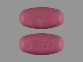 Image 1 - Imprint 2707 V - divalproex sodium 500 mg