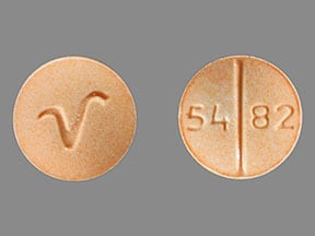 Image 1 - Imprint V 54 82 - propranolol 10 mg