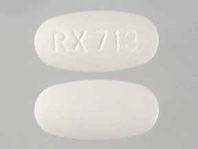 Image 1 - Imprint RX713 - amoxicillin/clavulanate 500 mg / 125 mg