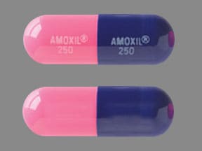 Image 1 - Imprint AMOXIL 250 AMOXIL 250 - amoxicillin 250 mg