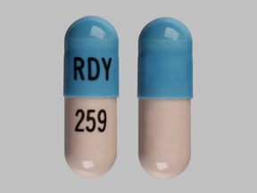 Pill Finder: RDY 259 Blue Capsule-shape - Medicine.com