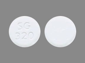 Image 1 - Imprint SG 320 - lamotrigine 50 mg