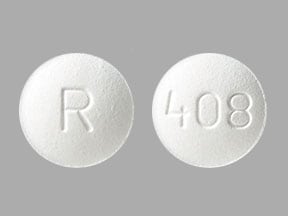 Image 1 - Imprint R 408 - amlodipine/atorvastatin 2.5 mg / 20 mg