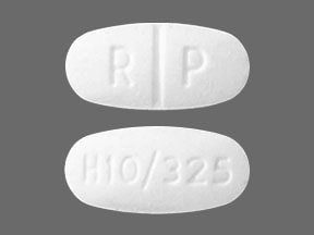 Image 1 - Imprint R P H10/325 - acetaminophen/hydrocodone 325 mg / 10 mg