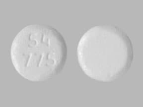 Imprint 54 775 - buprenorphine 2 mg (base)