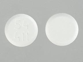 Pill Finder: 54 411 White Round - Medicine.com