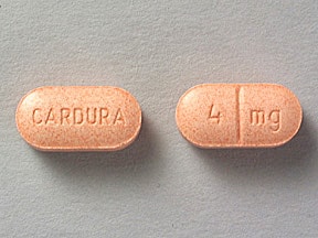 CARDURA 4 mg - Doxazosin Mesylate