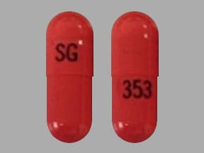 Imprint SG 353 - pregabalin 100 mg