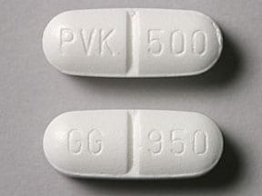 Image 1 - Imprint GG 950 PVK 500 - Penicillin VK 500 mg