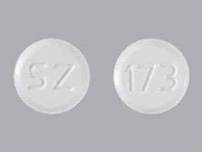Imprint SZ 173 - pramipexole 0.125 mg