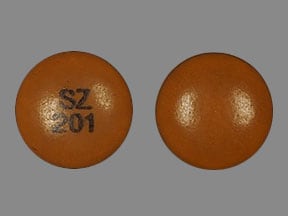 Image 1 - Imprint SZ 201 - chlorpromazine 10 mg