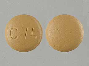 Image 1 - Imprint C74 - amlodipine/olmesartan 10 mg / 20 mg