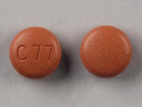 Image 1 - Imprint C77 - amlodipine/olmesartan 10 mg / 40 mg