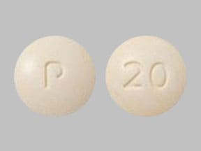 Image 1 - Imprint P 20 - aripiprazole 20 mg