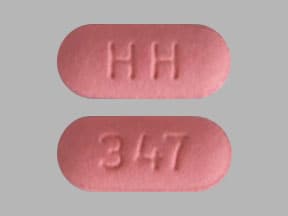 Image 1 - Imprint HH 347 - hydrochlorothiazide/valsartan 12.5 mg / 160 mg