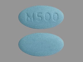 Image 1 - Imprint M500 - metronidazole 500 mg