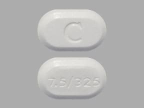 C 7.5/325 - Acetaminophen and Oxycodone Hydrochloride