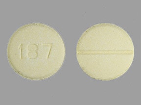 Image 1 - Imprint 187 - carbidopa/levodopa 25 mg / 100 mg