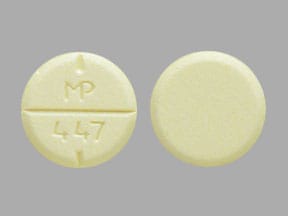 Image 1 - Imprint MP 447 - amphetamine/dextroamphetamine 30 mg