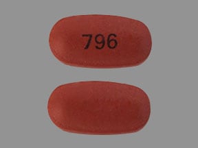 Image 1 - Imprint 796 - divalproex sodium 125 mg