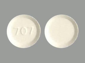 Image 1 - Imprint 707 - tetrabenazine 12.5 mg