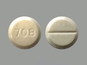 Image 1 - Imprint 708 - tetrabenazine 25 mg