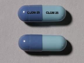 Imprint CLOM 25 CLOM 25 - clomipramine 25 mg