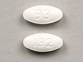 Imprint 93 132 - lamotrigine 25 mg