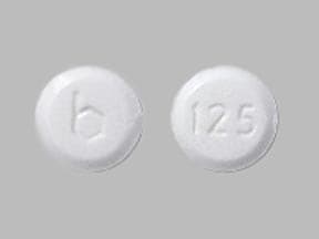 Image 1 - Imprint b 125 - Jinteli ethinyl estradiol 0.005 mg / norethindrone acetate 1 mg