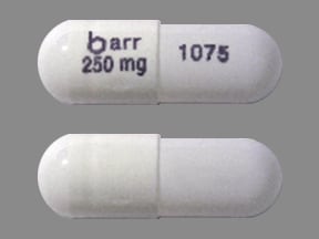Imprint barr 250 mg 1075 - temozolomide 250 mg