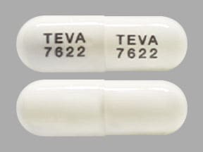 Image 1 - Imprint TEVA 7622 TEVA 7622 - pregabalin 25 mg