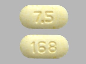 Image 1 - Imprint 7.5 168 - olanzapine 7.5 mg