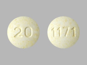 Image 1 - Imprint 20 1171 - olanzapine 20 mg