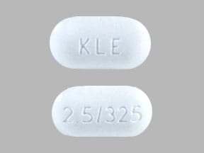 Image 1 - Imprint KLE 2.5/325 - acetaminophen/hydrocodone 325 mg / 2.5 mg