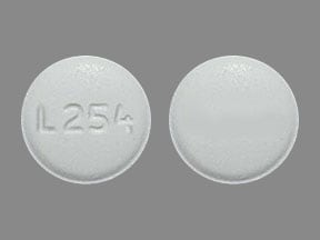 Imprint L254 - aripiprazole 20 mg