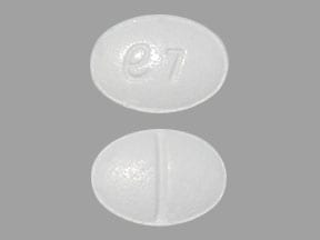 Image 1 - Imprint e7 - metoprolol 25 mg