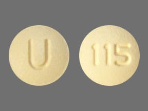 Image 1 - Imprint U 115 - topiramate 25 mg