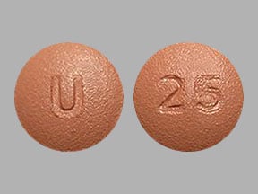 Image 1 - Imprint U 25 - quetiapine 25 mg