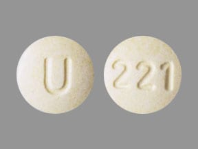 Image 1 - Imprint U 221 - montelukast 4 mg