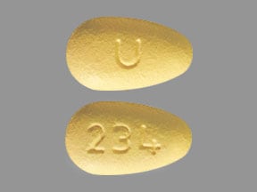 Image 1 - Imprint U 234 - valsartan 160 mg