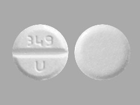 Image 1 - Imprint 349 U - allopurinol 100 mg