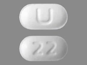 Image 1 - Imprint U 22 - atenolol 25 mg