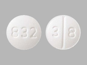 Imprint 832 3 8 - oxybutynin 5 mg